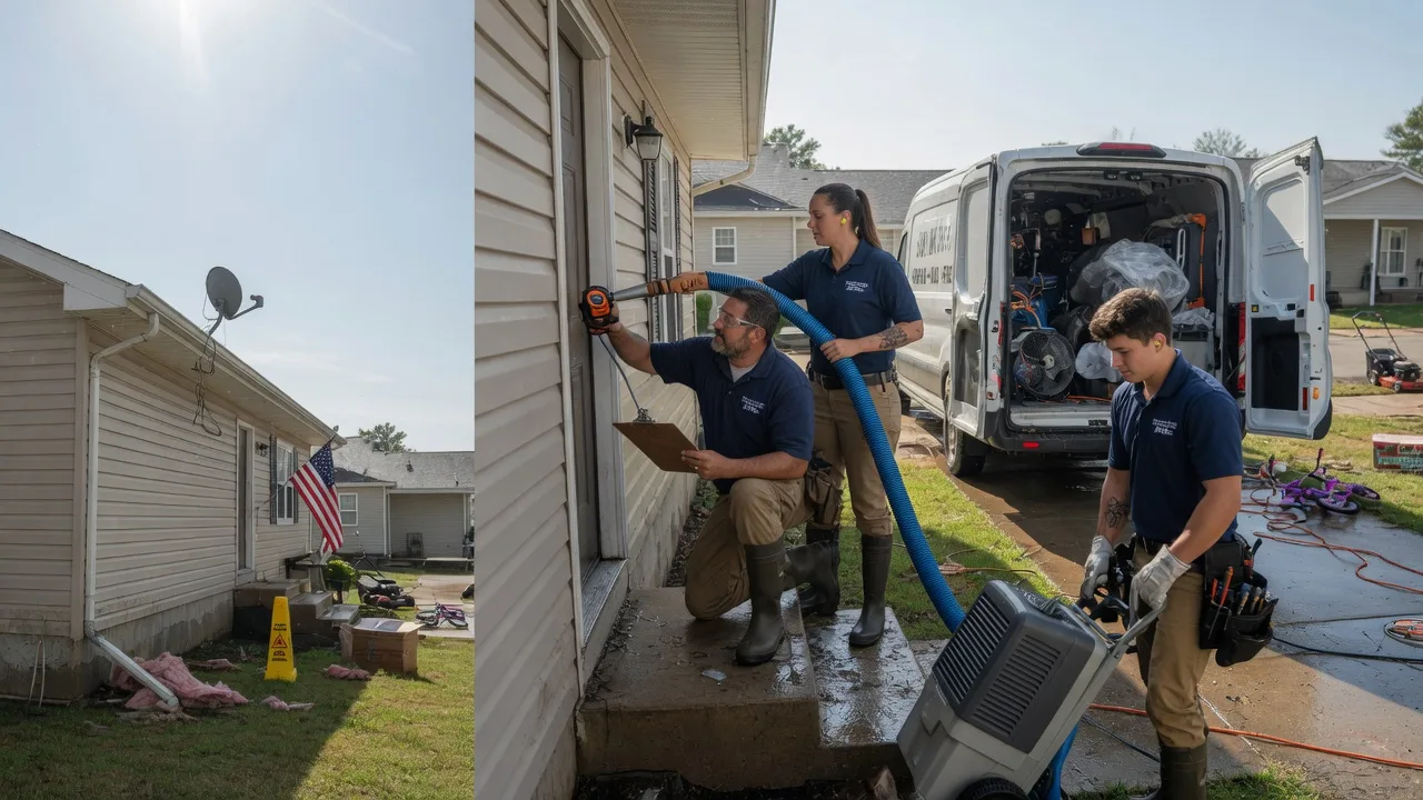 Ceiling Water Damage Restoration in Morley, MO near me